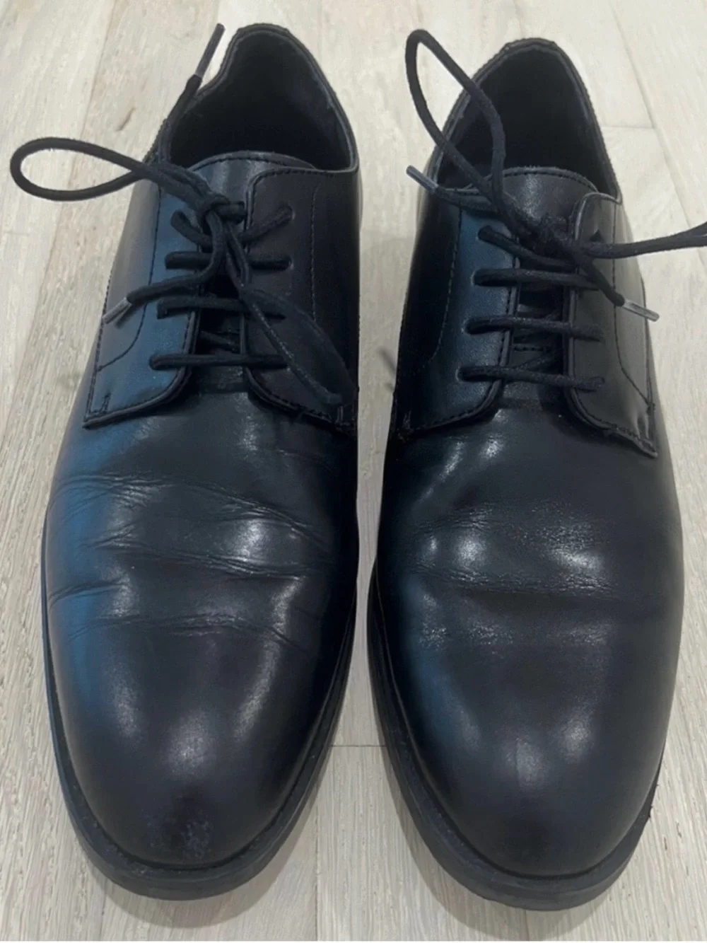 Nordstrom Emmett Plain Toe Derby Formal Leather Men's Dress Shoes Black Size 9
